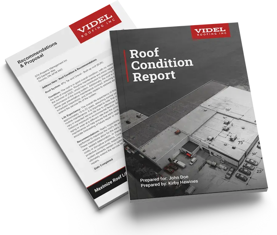 Free Roof Condition Report for commercial and industrial properties in Southern Ontario